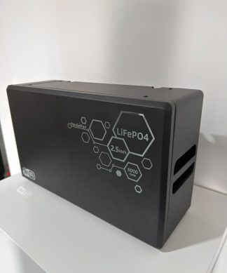 Alternative view of 2.5 kWh Balcony LFP Battery